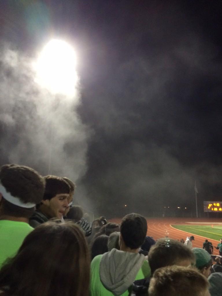 West Bloomfield football student section, October 25th, 2013.