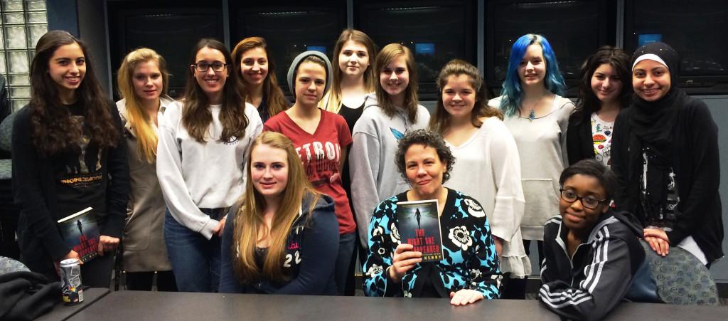 April Henry with Book Club.