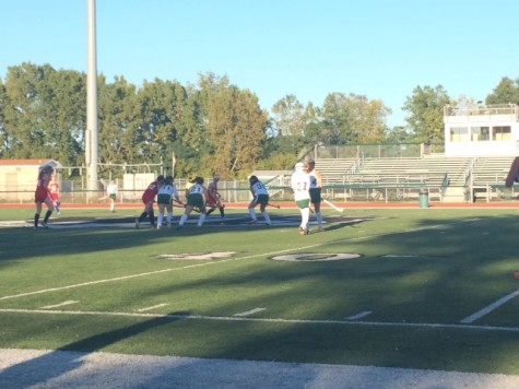 An intense opening face-off is won by WBHS 