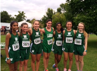 (from left to right) Roopa Gorur, Alexa Cohen, Rachel Simoes, Marissa Stone, Avani Samandur, Reina Otsuka, Rachel Lambert