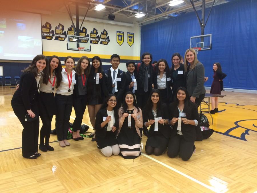 HOSA competitors, after the competition. 