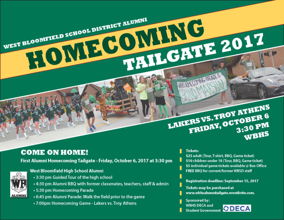 First annual alumni tailgate to take place at WBHS Homecoming