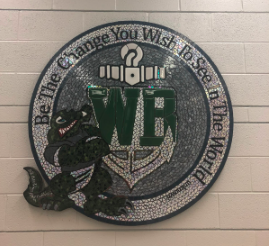 The new mosaic of WBHS.